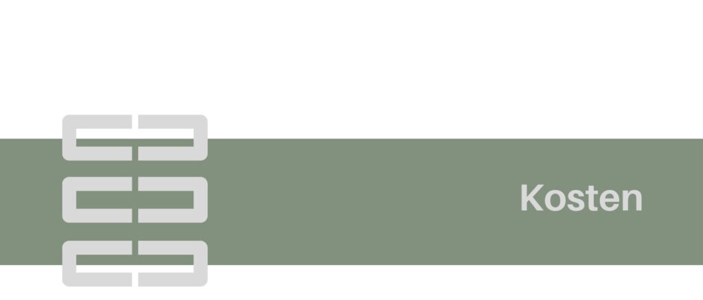 Das Titelbild zeigt das Logo von Hirnich + Peter und verweist auf die Kosten der Mediation.