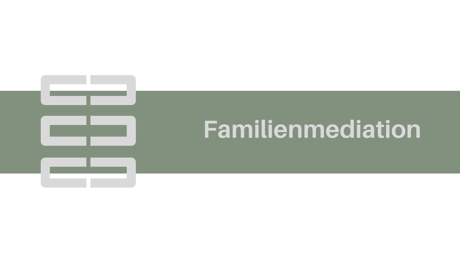 Das Titelbild zeigt das Logo von Hirnich + Peter und verweist auf das Angebot Familienmediation.