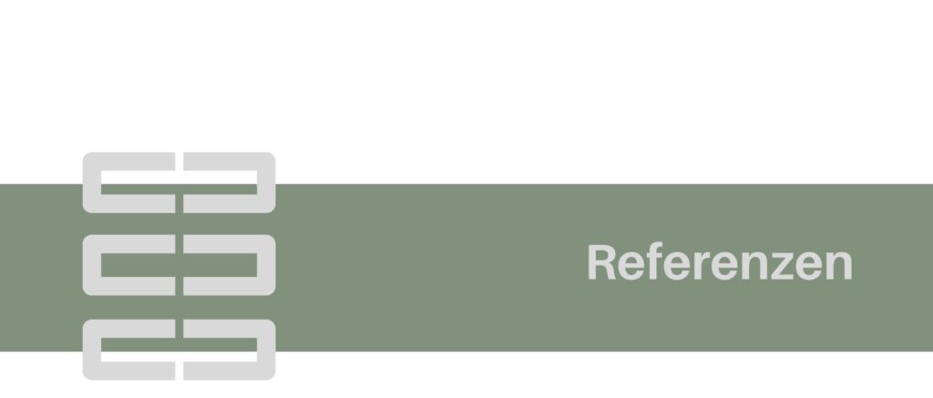 Das Titelbild zeigt das Logo von Hirnich + Peter und verweist auf die Kundenreferenzen.
