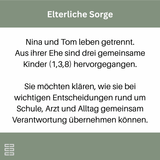 Hirnich + Peter Mediationsbeispiel_2 Familienmediatoren Sören Peter und Jasmin Hirnich berichten über Beispiele zur Mediationen in Familien.
